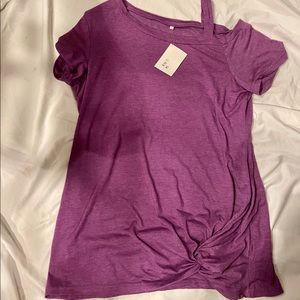 NWT, Boutique,one shoulder shirt.